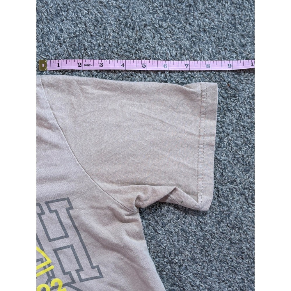 Dutch Bros Graphic T-Shirt Mens Small Tan Short Sleeve Country Music Tee Coffee - Picture 8 of 8